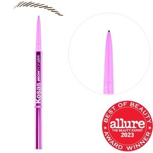 NIB Kosas Brow Pop Nano Precision Brow Pencil - Medium Brown